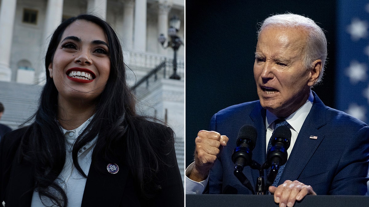 Mayra Flores and Joe Biden