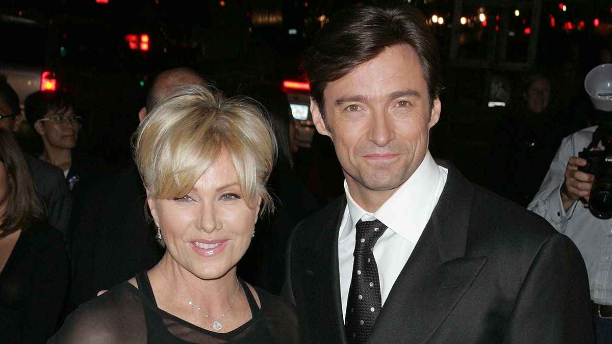 Hugh Jackman and his wife in october 2009