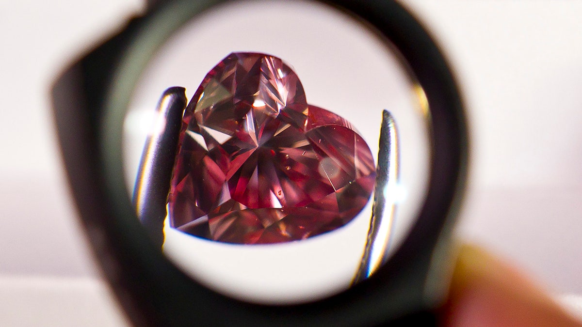 pink heart diamond
