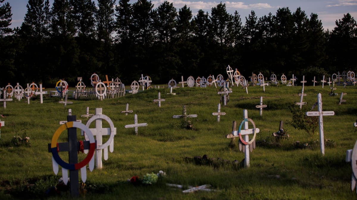 site of graves of indigenous children in Canada