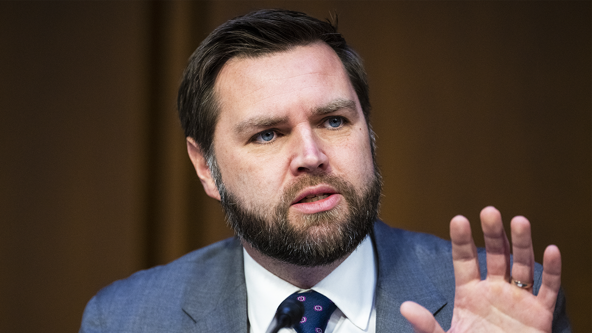 JD Vance speaking at hearing