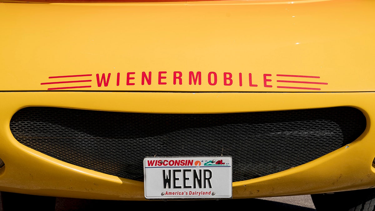 Wienermobile license plate