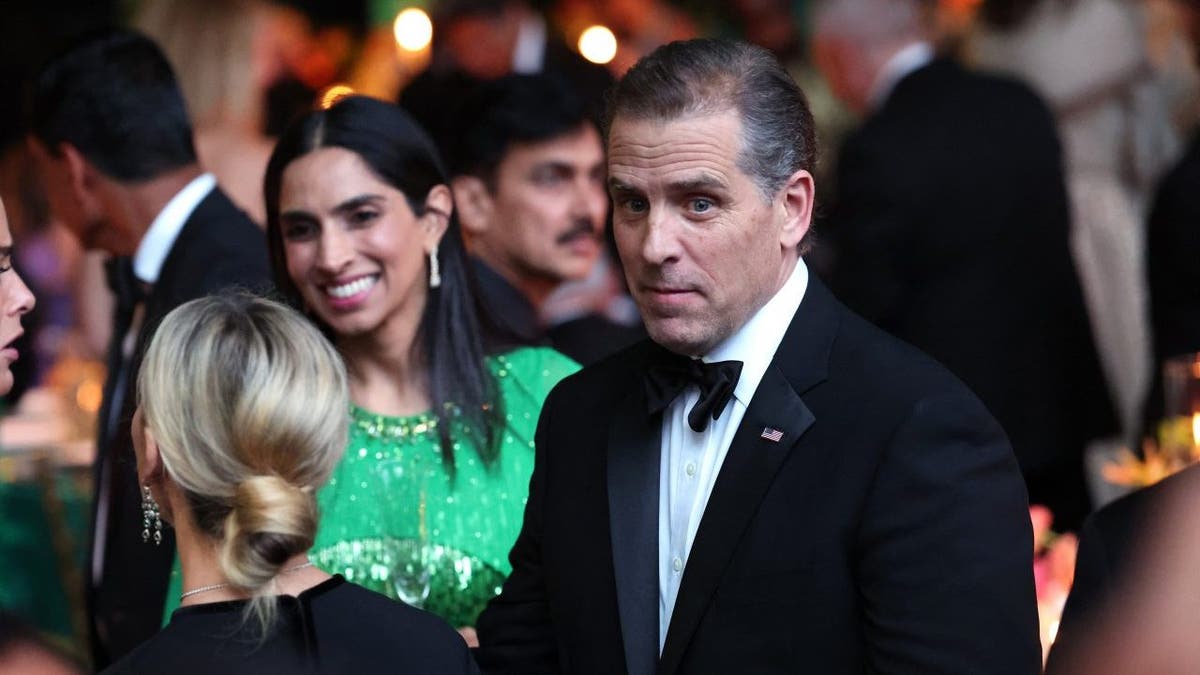 Hunter Biden at the state dinner for Indian Prime Minister Modi