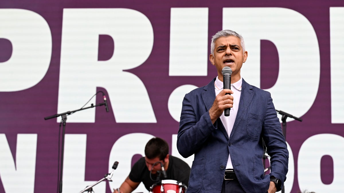 Sadiq Khan at Pride in London