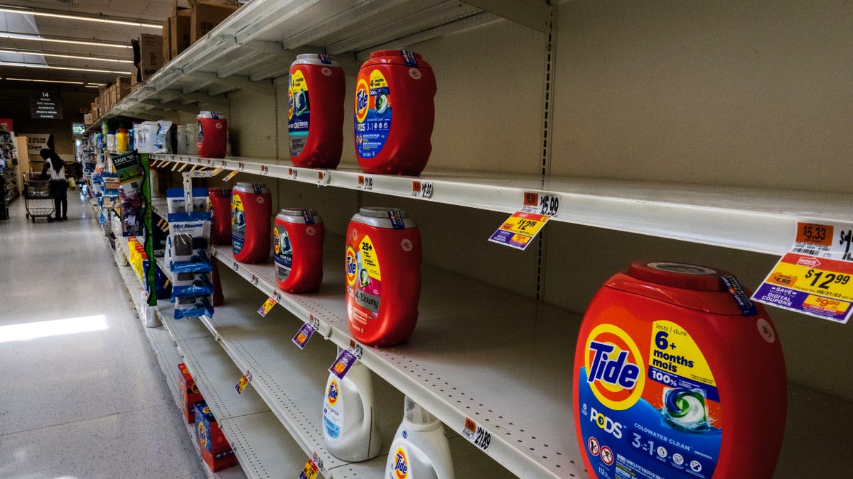 Tide on store shelves