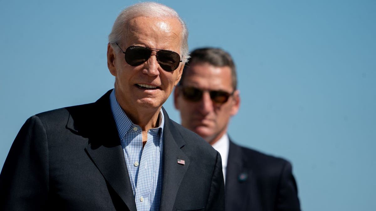 Joe Biden with sunglasses