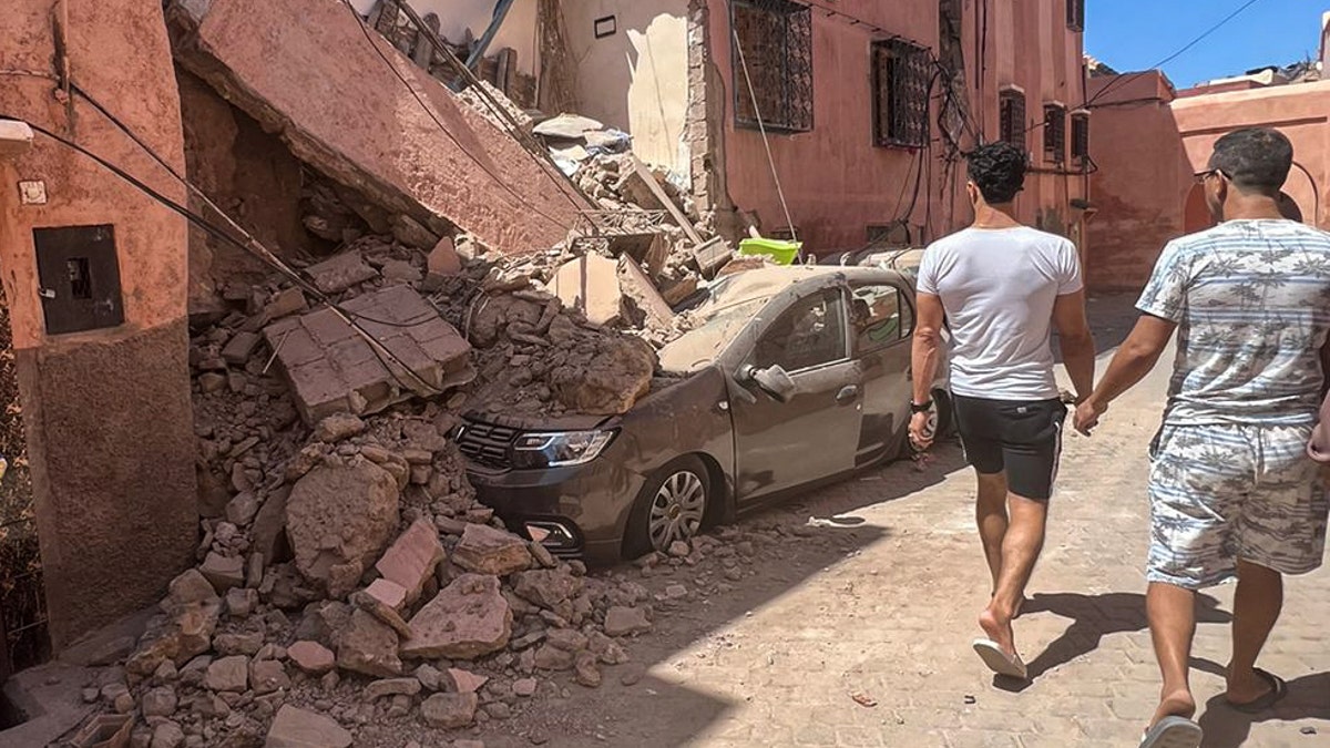Morocco earthquake damage