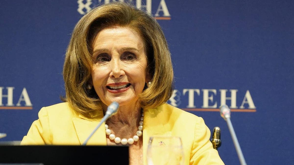 Representative Pelosi in Italy