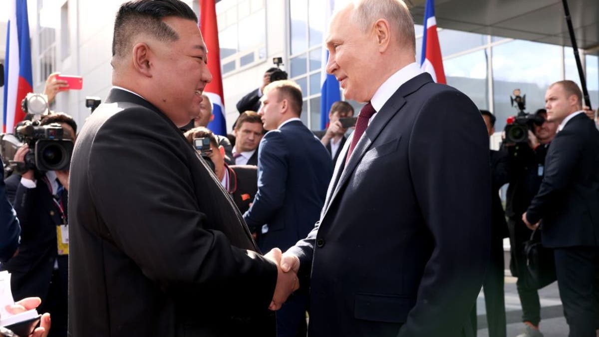 Putin meeting Kim