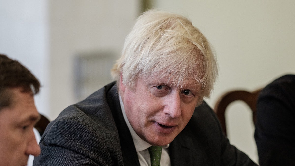 Boris Johnson in Ukraine