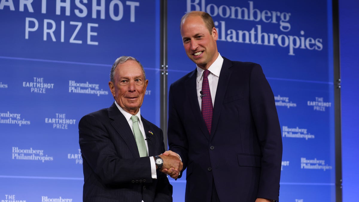 Michael Bloomberg and Prince William