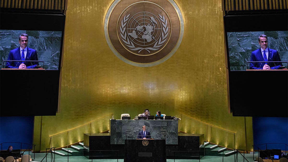 Greek Prime Minister speaks at the United Nations General Assembly