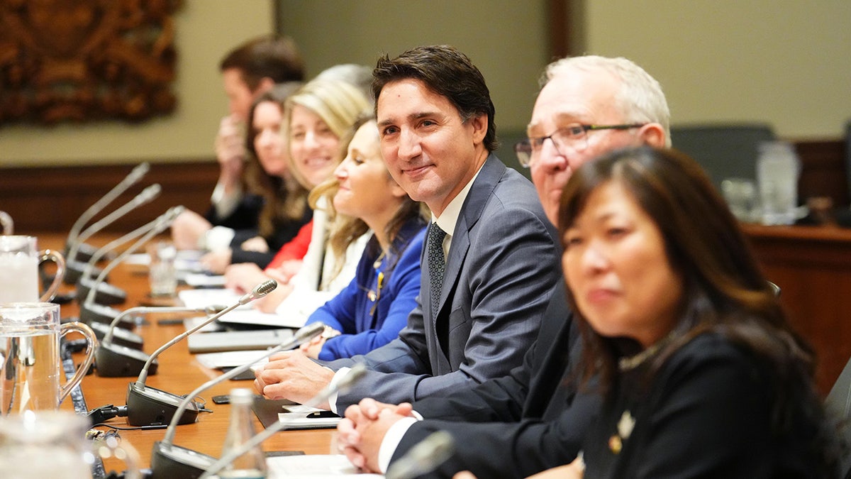 Trudeau durante una reunión bilateral con Zelensky