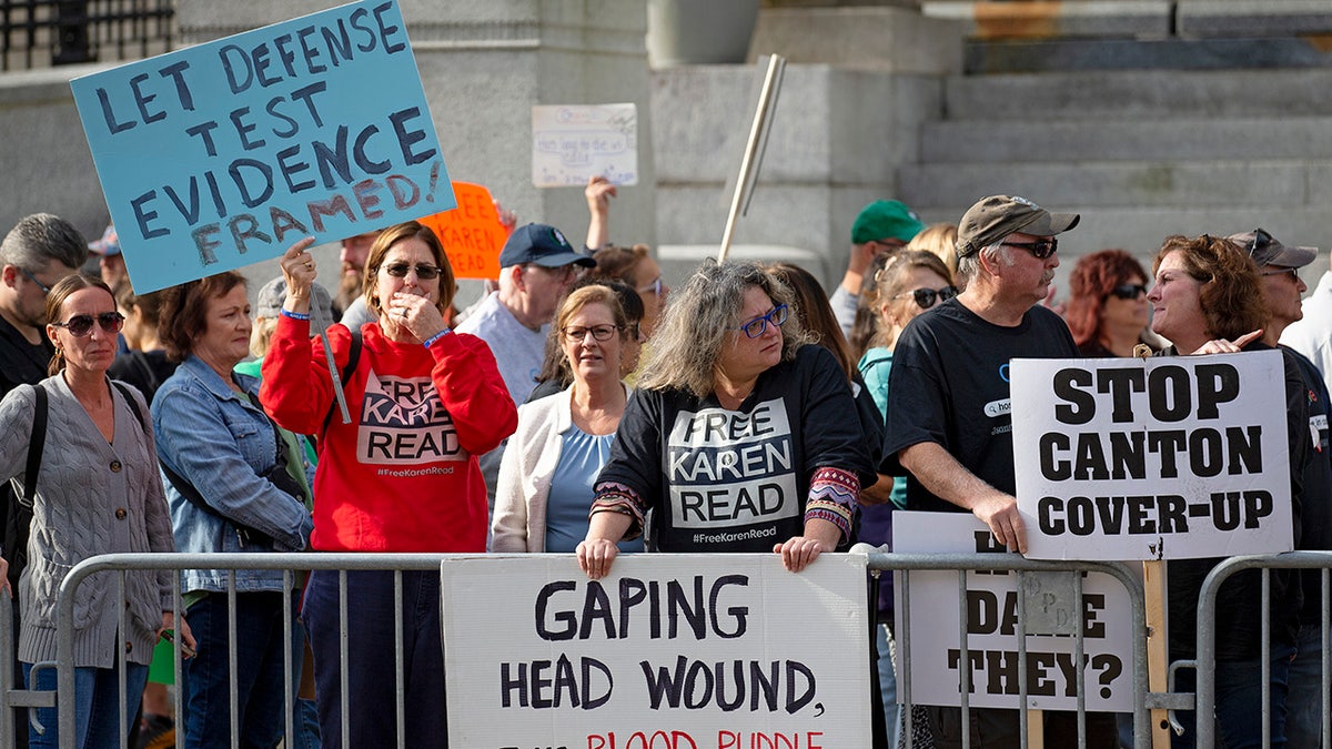 Karen Read supporters outside courthouse