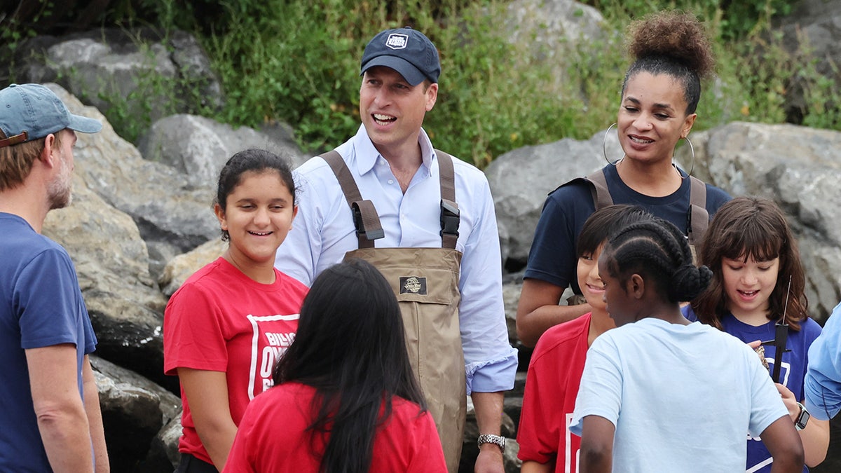 Prince William visiting the Billion Oyster Project In New York City