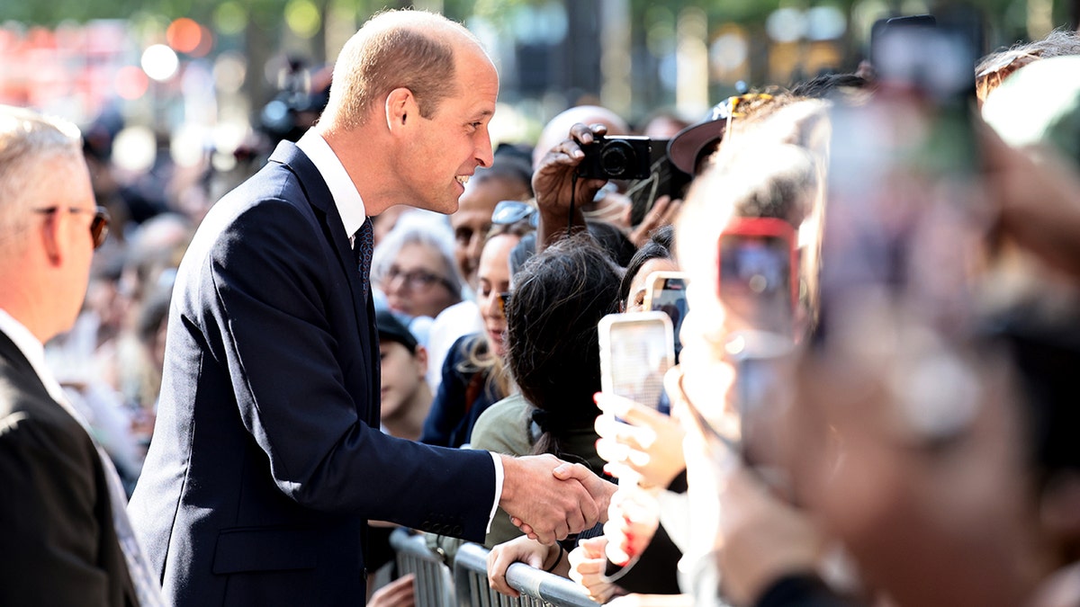 Prince William meeting fans in New York