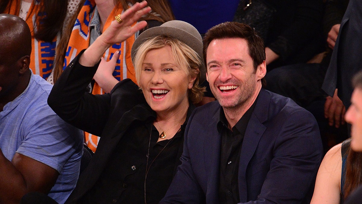 Hugh Jackman and Deborrah in 2014