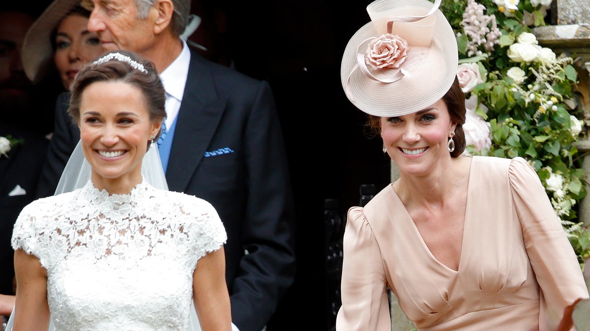 Pippa and Kate Middleton