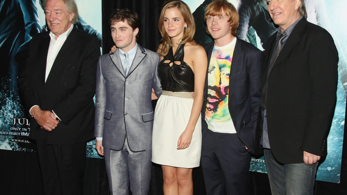 Michael Gambon Harry Potter red carpet