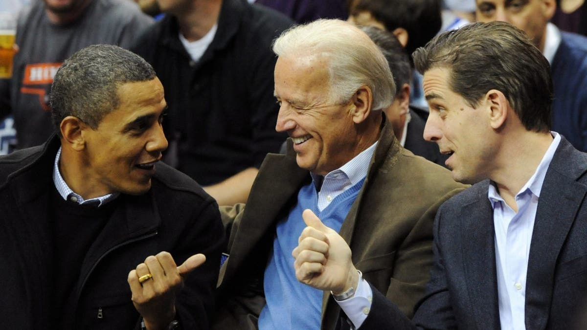 Obama and the Bidens in 2010