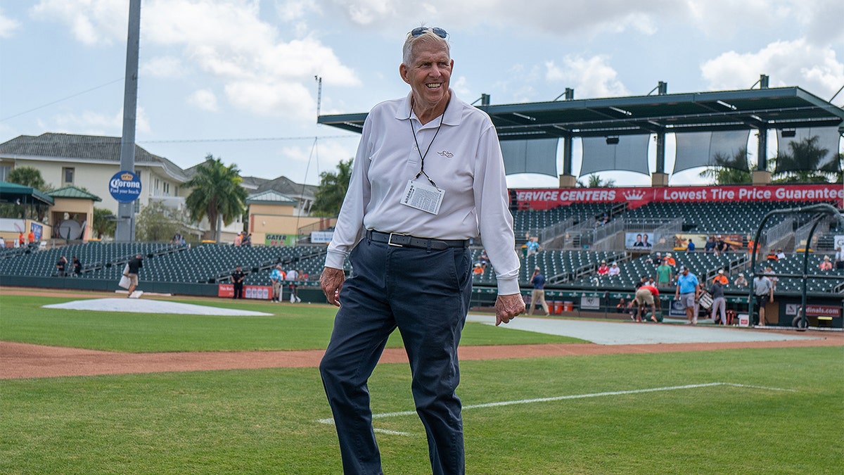 Bill Parcells at Spring Training in 2020
