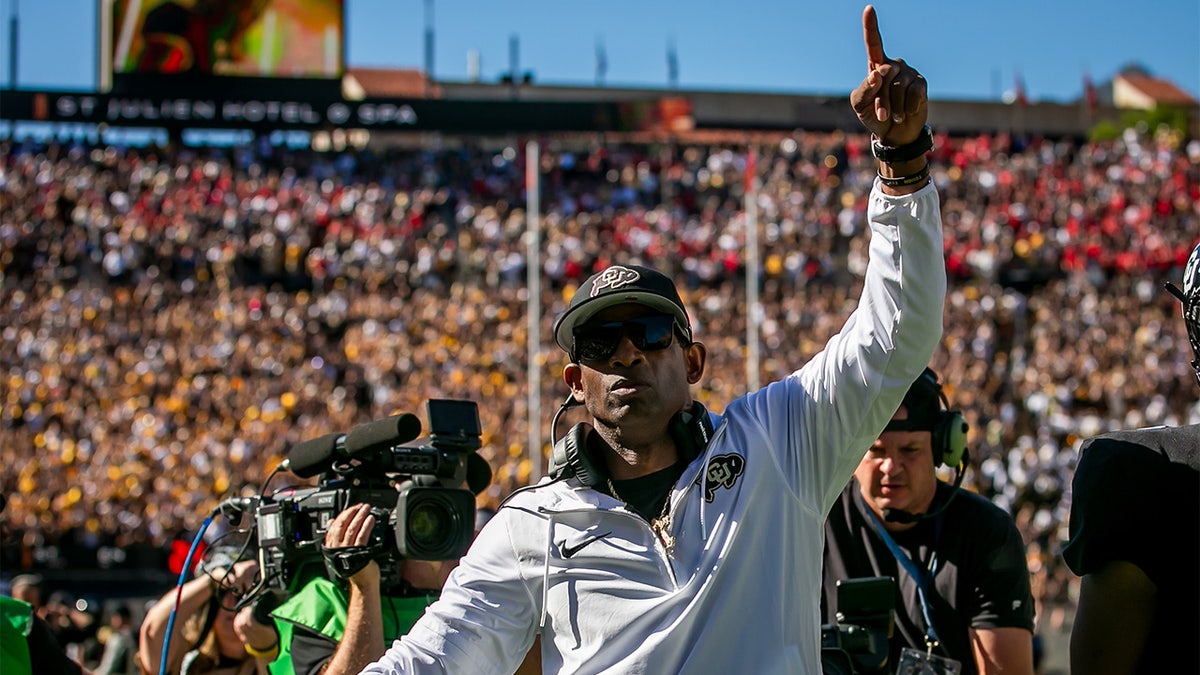 Deion Sanders before playing Nebraska