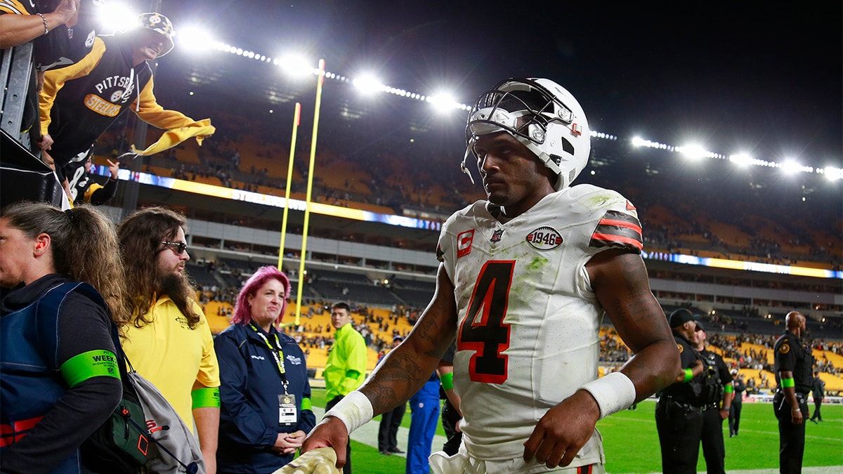 Browns' Deshaun Watson shoulders blame following Pittsburgh loss: 'You can  put it on me'