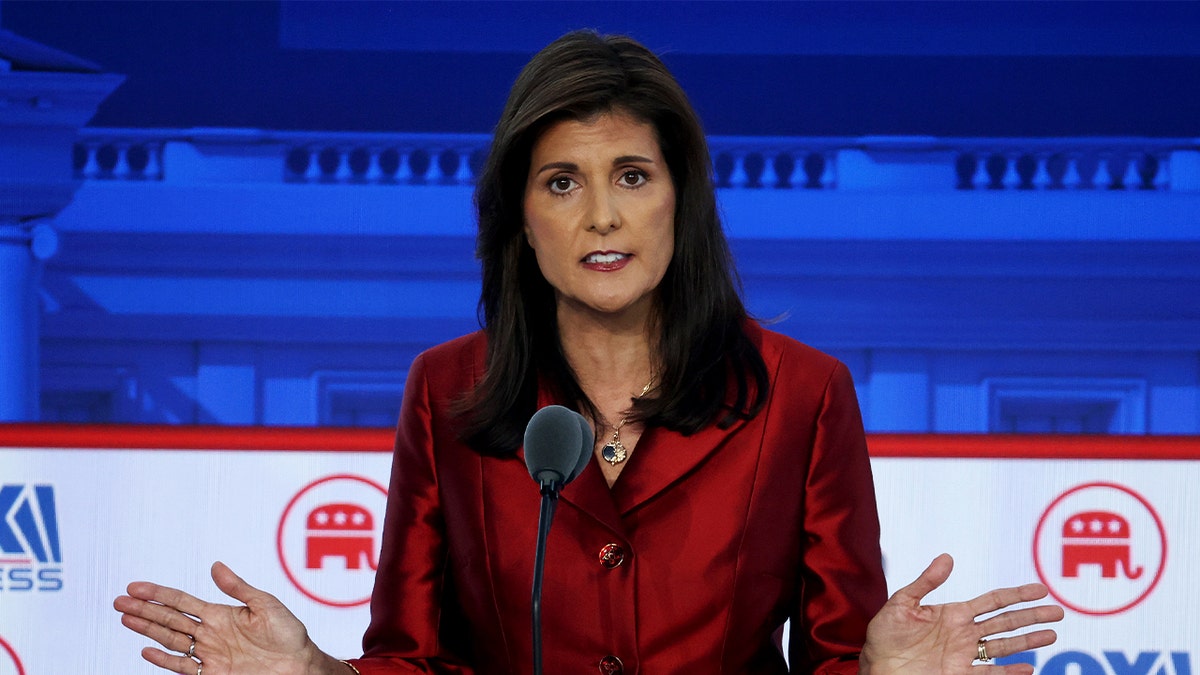 Nikki Haley at GOP presidential debate