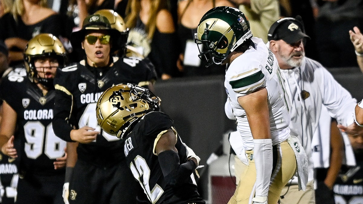 Colorado State’s Henry Blackburn receives death threats after ‘dirty’ hit on Colorado’s Travis Hunter: report