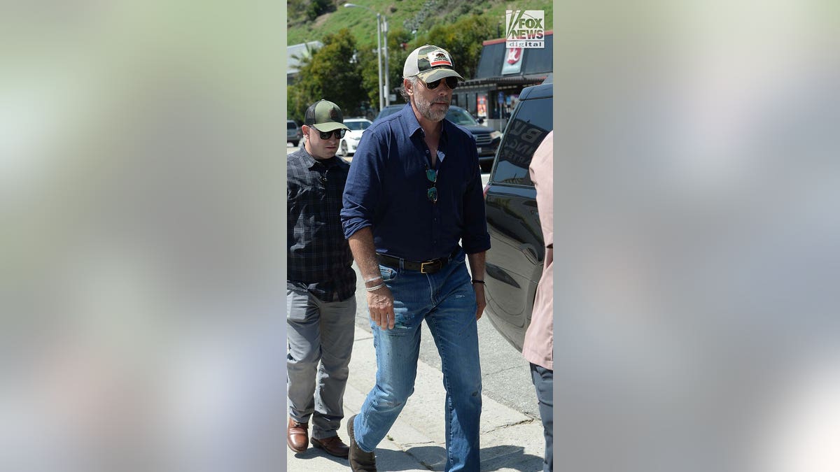 Hunter Biden leaves a cafe in Malibu, California