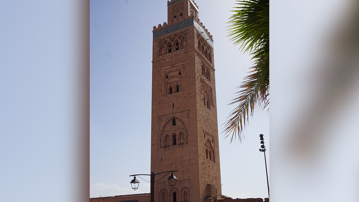 The Kutubiyya Mosque, the largest mosque in Marrakesh. August 2023
