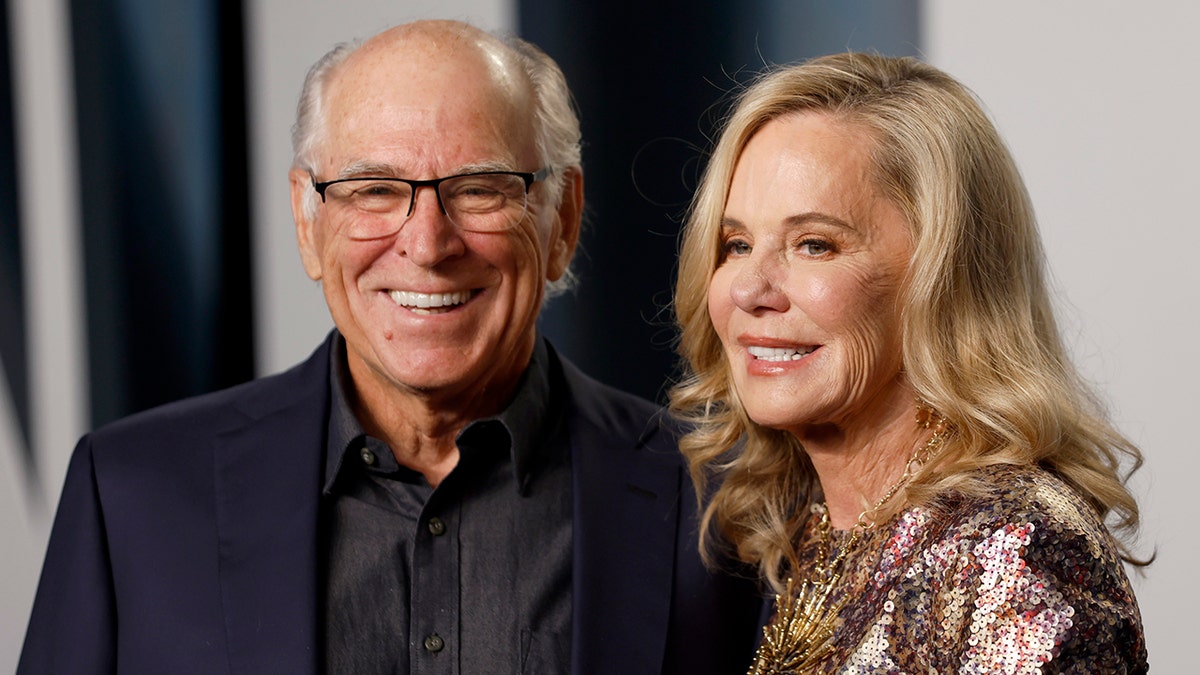 Jimmy Buffett and wife Jane Slagsvol on the red carpet