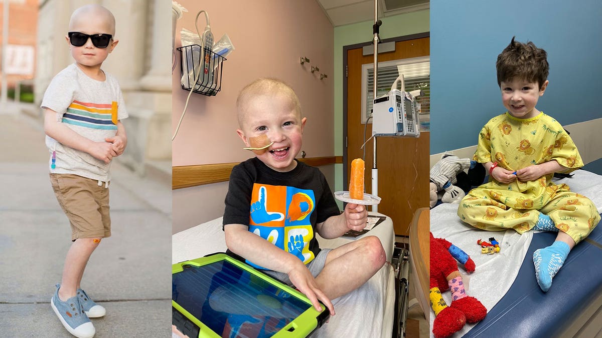 Photos of Joey Gaskell, Leukemia patient