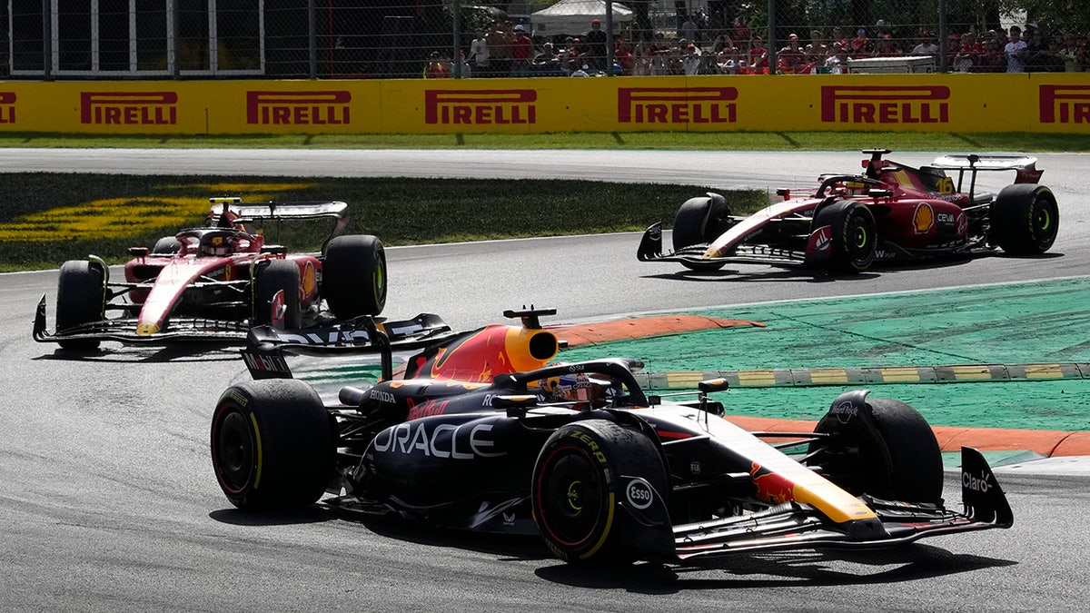 Max Verstappen secures 10th Formula One victory of season Max Verstappen drives in Italy