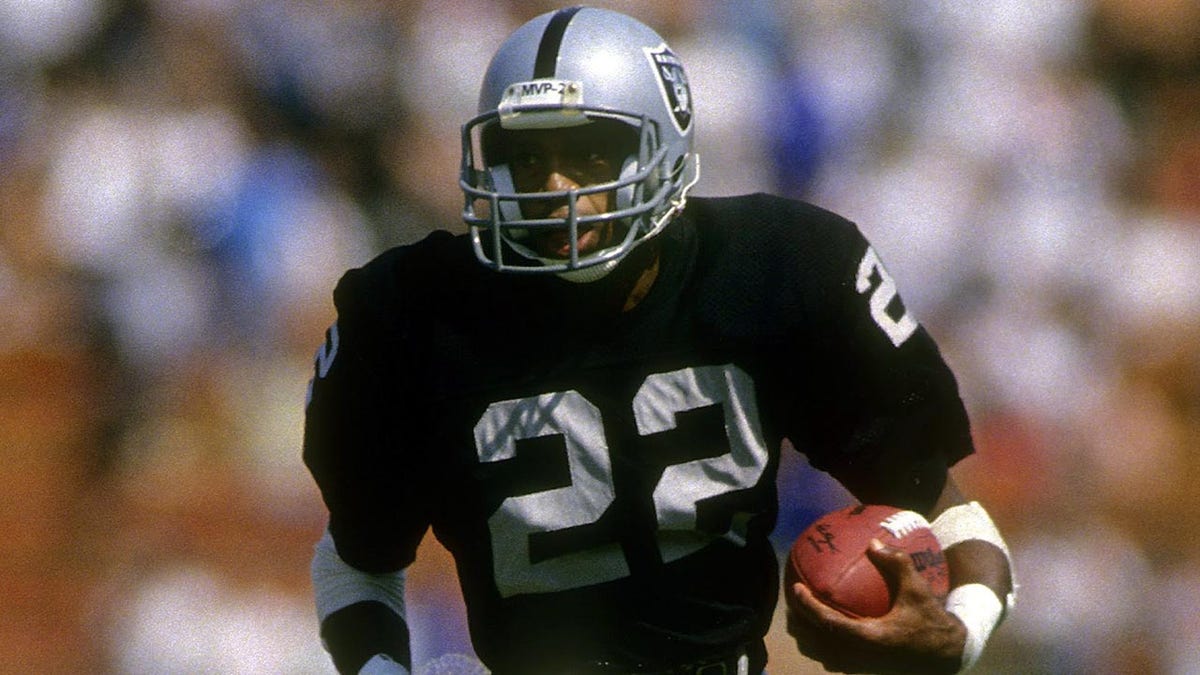 Mike Haynes with the Oakland Raiders
