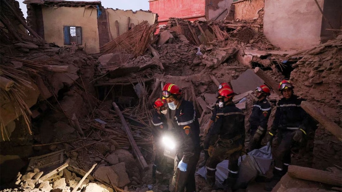 Morocco-Eathquake-Rescuers