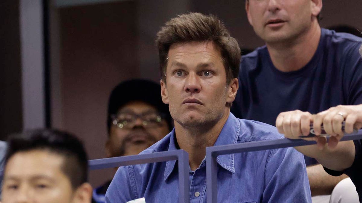 om Brady attends the US Open in New York