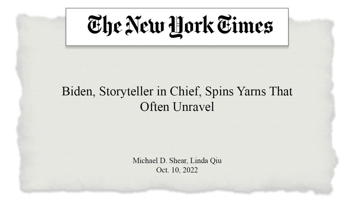 NYT headline