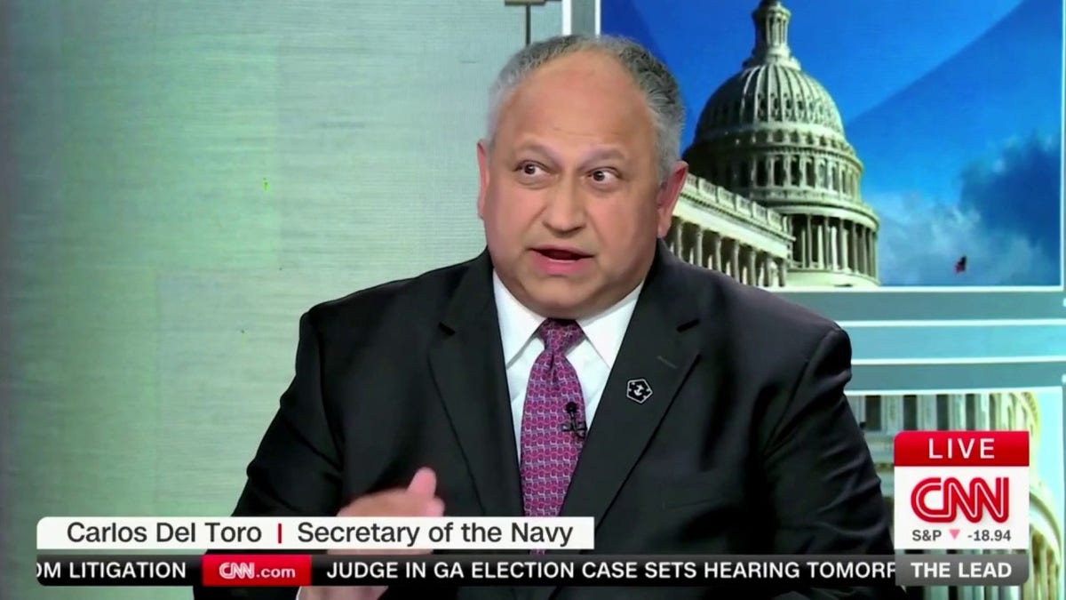 Secretary of the Navy Carlos Del Toro