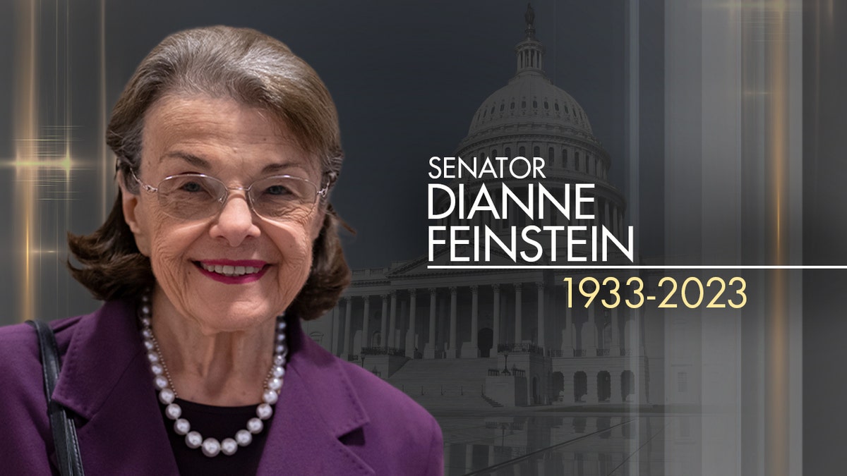 Foto del obituario de la senadora Dianne Feinstein