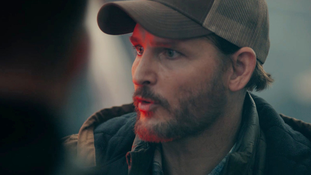 Peter Facinelli in a close up scene from On Fire