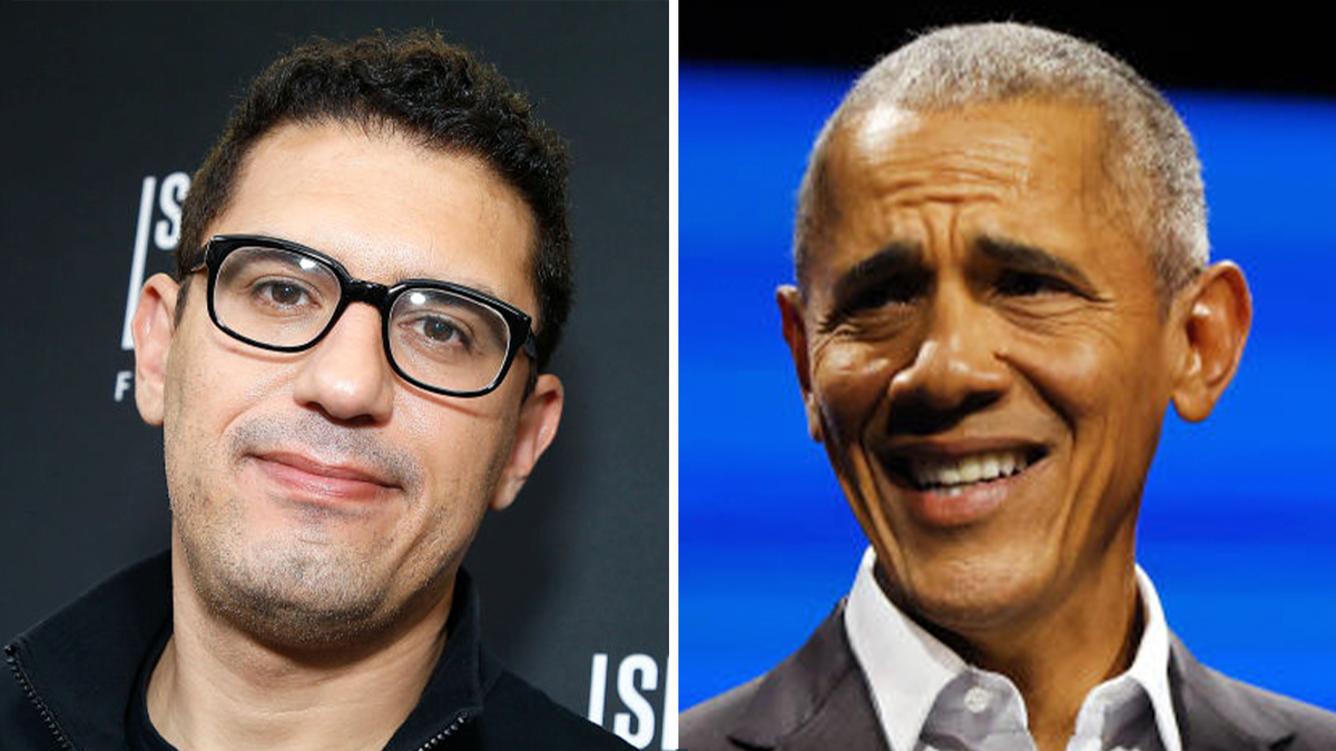 filmmaker next to Barack Obama