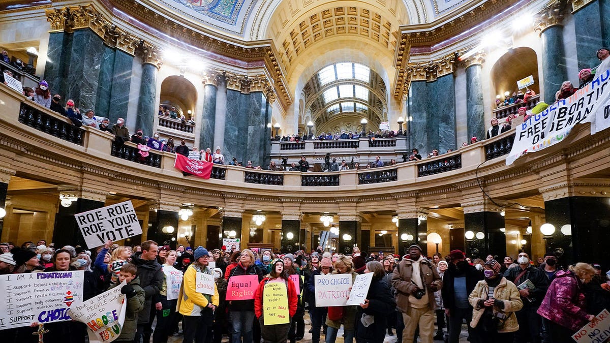 protest in capitol building