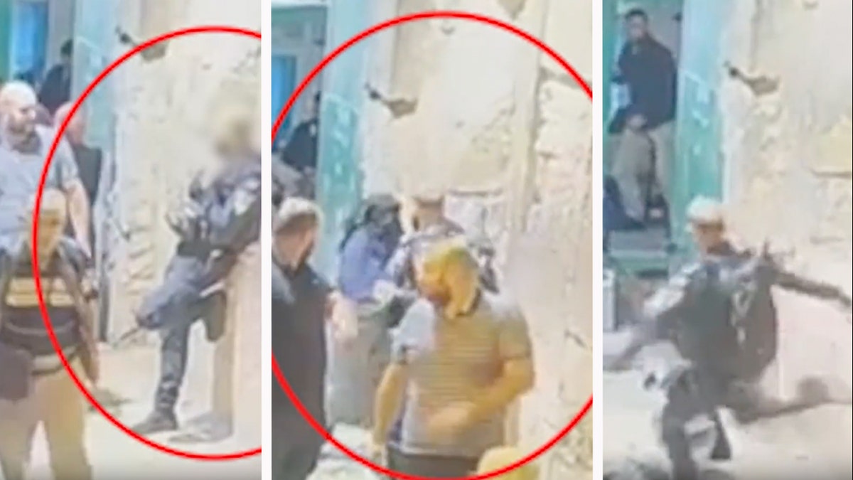 Police palestinian israeli stabbing old city jerusalem