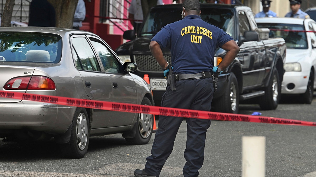 Shooting scene in Philadelphia