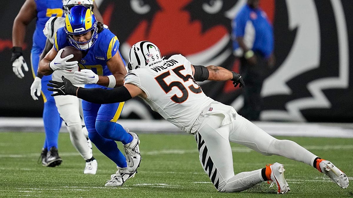 Rams’ Puka Nacua Gets Emotional During National Anthem Before Game Vs ...