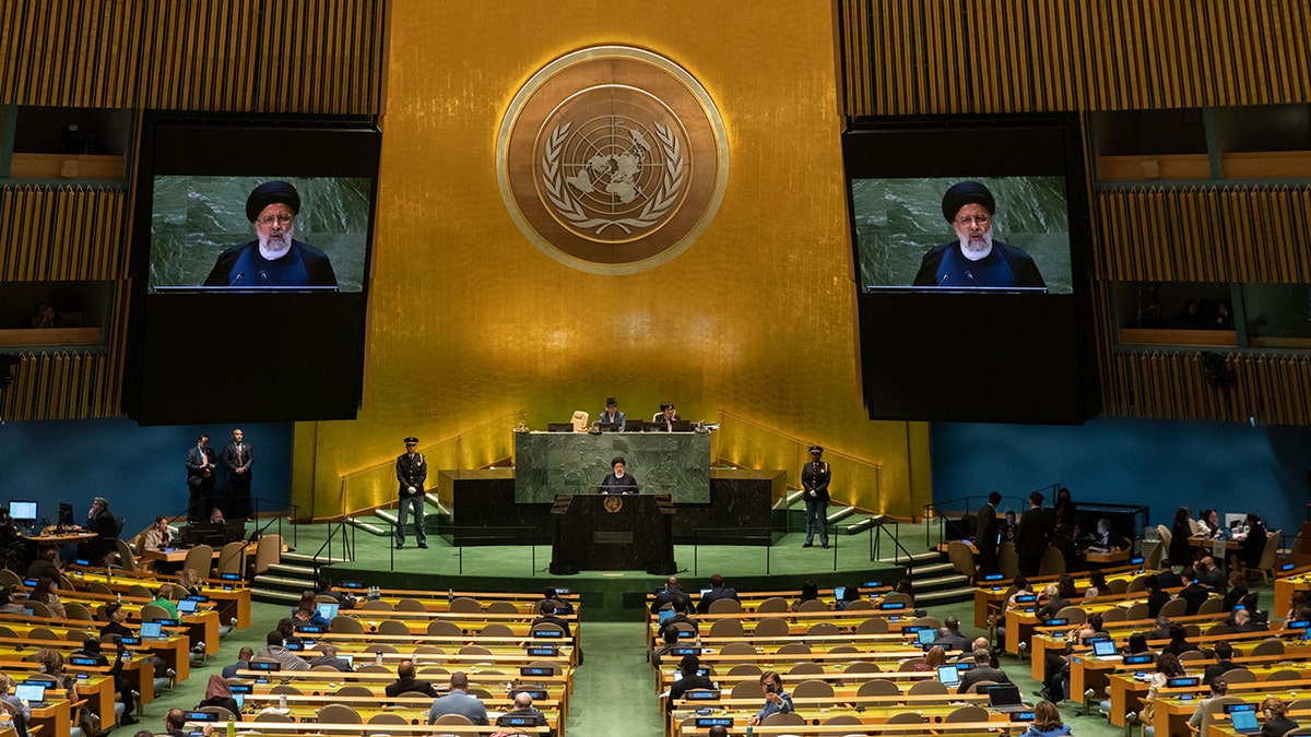 Iranian President Raisi addresses the United Nations General Assembly