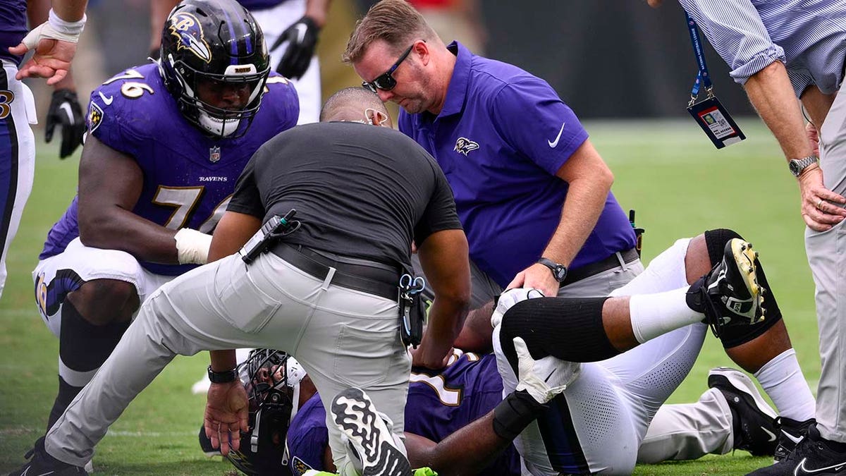 Odell Beckham Jr. sidelined with ankle injury vs. Bengals in second game  with Ravens