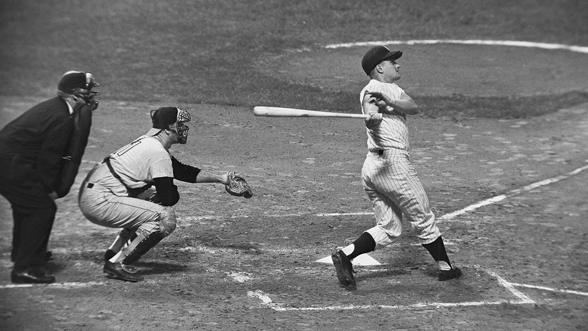 Roger Maris hits 60th home run