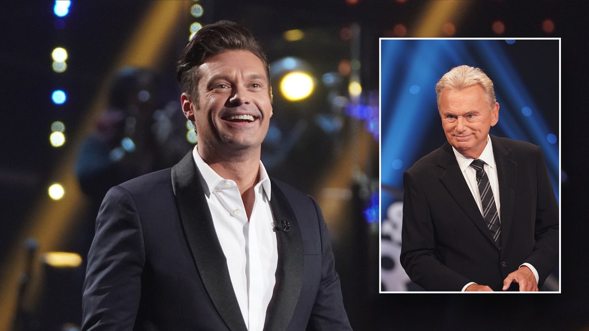 Ryan Seacrest and Pat Sajak side by side